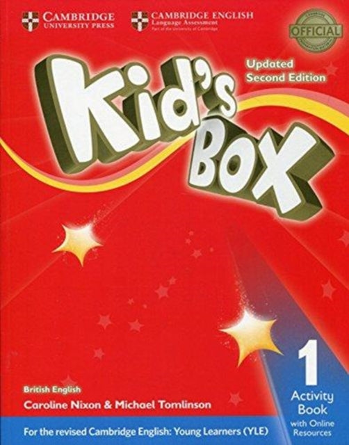Book cover of: Kid's Box Level 1 Activity Book with Online Resources British English. By: Caroline Nixon