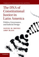 Book cover of: DNA of Constitutional Justice in Latin America. By: Daniel M. Brinks