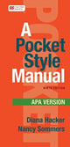 Book cover of: Pocket Style Manual, APA Version. By: Diana Hacker