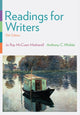 Book cover of: Readings for Writers (with 2016 MLA Update Card). By: Jo Ray McCuen-Metherell
