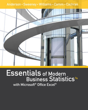 Essentials of Modern Business Statistics with MicrosoftA®Office ExcelA® (Book Only)