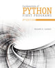 Book cover of: Fundamentals of Python. By: Kenneth A. Lambert