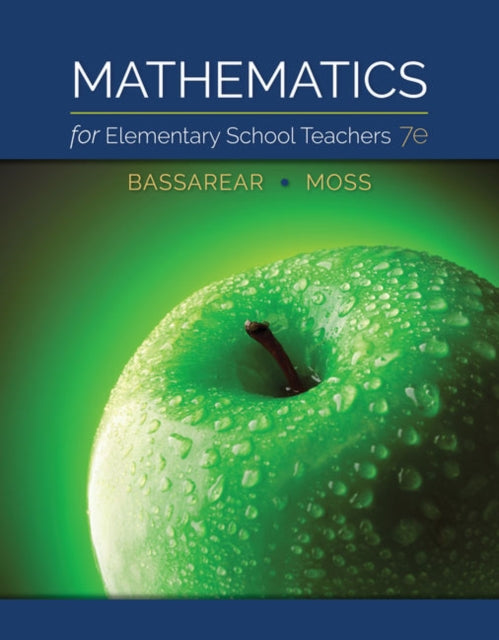 Book cover of: Mathematics for Elementary School Teachers. By: Tom Bassarear