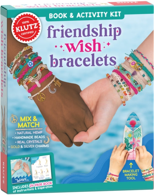 Book cover of: Friendship Wish Bracelets (Klutz). By: Editors of Klutz