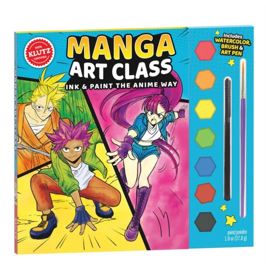 Book cover of: Manga Art Class. By: Editors of Klutz