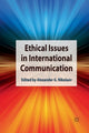 Book cover of: Ethical Issues in International Communication. By: Alexander G. Nikolaev