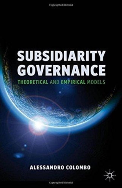 Book cover of: Subsidiarity Governance. By: Alessandro Colombo