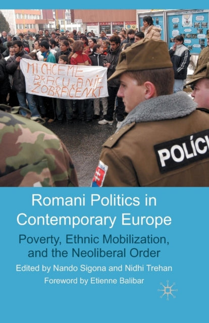 Book cover of: Romani Politics in Contemporary Europe. By: N. Sigona