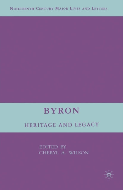 Book cover of: Byron. By: C. Wilson