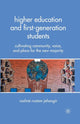 Book cover of: Higher Education and First-Generation Students. By: R. Jehangir