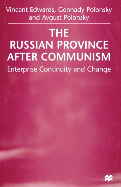 Book cover of: Russian Province After Communism. By: V. Edwards