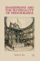 Book cover of: Shakespeare and the Materiality of Performance. By: E. Lin