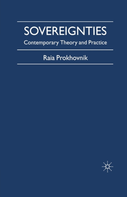 Book cover of: Sovereignties. By: R. Prokhovnik