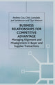 Book cover of: Business Relationships for Competitive Advantage. By: A. Cox