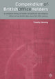 Book cover of: Compendium of British Office Holders. By: Timothy Venning