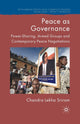 Book cover of: Peace as Governance. By: C. Sriram