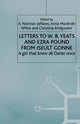 Book cover of: Letters to W.B.Yeats and Ezra Pound from Iseult Gonne. By: A. Jeffares