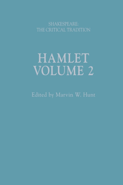 Book cover of: Hamlet. By: Marvin W. Hunt