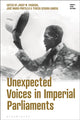 Book cover of: Unexpected Voices in Imperial Parliaments. By: Josep M. Fradera