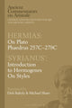 Book cover of: Hermias: On Plato Phaedrus 257C-279C, with ‘Syrianus’. By: Michael Share