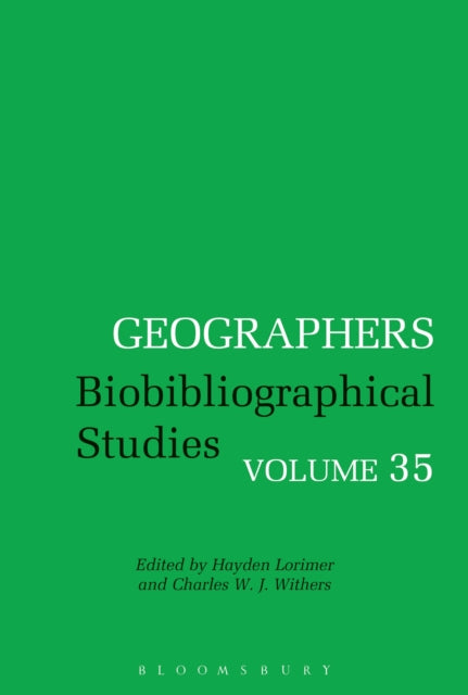Book cover of: Geographers. By: Hayden Lorimer