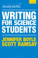 Book cover of: Writing for Science Students. By: Jennifer Boyle