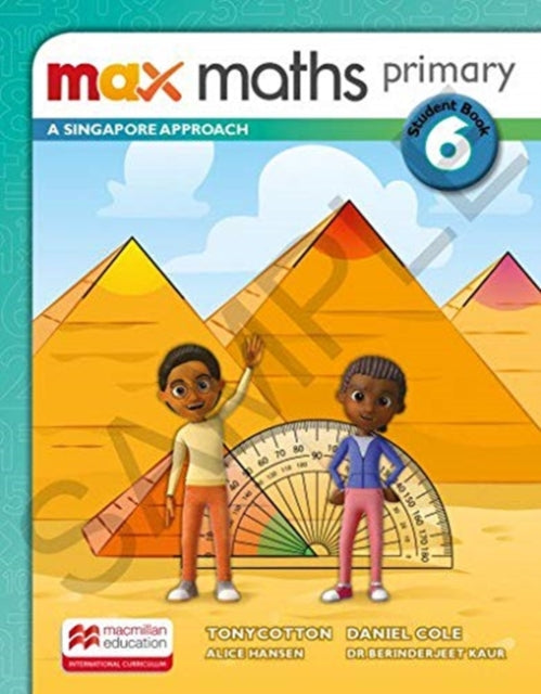 Book cover of: Max Maths Primary A Singapore Approach Grade 6 Student Book. By: Hansen, A.