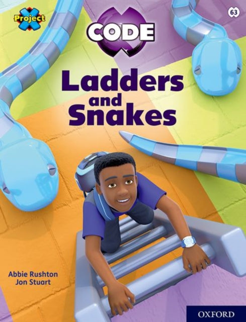 Book cover of: Project X CODE: Lime Book Band, Oxford Level 11: Maze Craze: Ladders and Snakes. By: Abbie Rushton