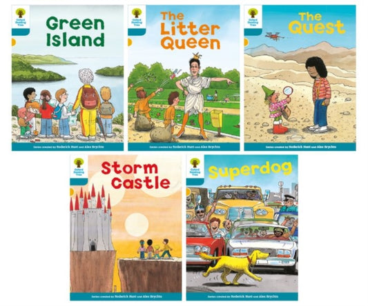 Book cover of: Oxford Reading Tree: Biff, Chip and Kipper Stories: Oxford Level 9: Mixed Pack 5. By: Roderick Hunt