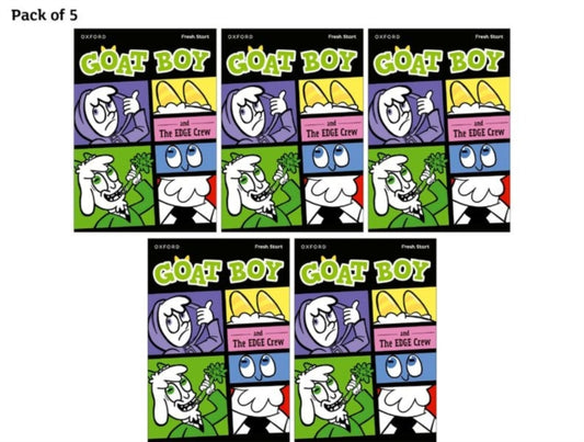 Book cover of: Read Write Inc. Fresh Start Readers: Book 14: Goat Boy & The EDGE Crew - Pack of 5. By: Ruth Miskin