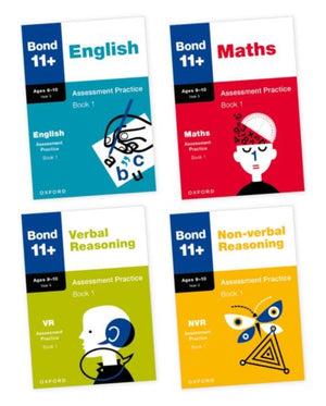 Bond 11+ Assessment Practice Bundle for Age 9-10