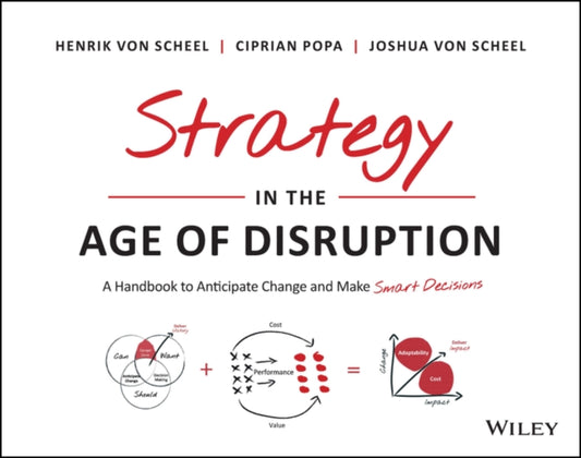 Book cover of: Strategy in the Age of Disruption. By: Henrik Von Scheel