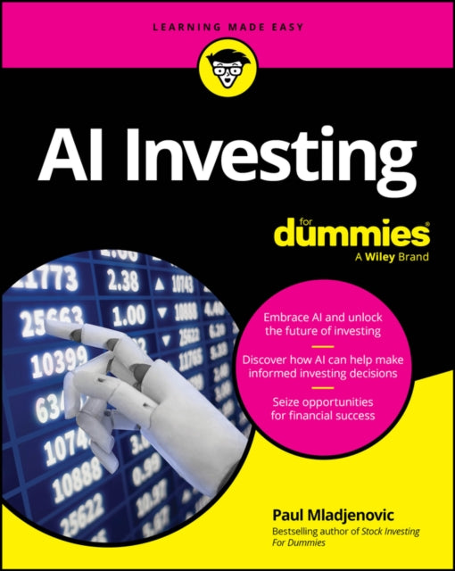 Book cover of: AI Investing For Dummies. By: Paul Mladjenovic