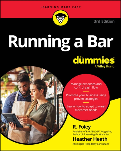 Book cover of: Running A Bar For Dummies. By: R. Foley
