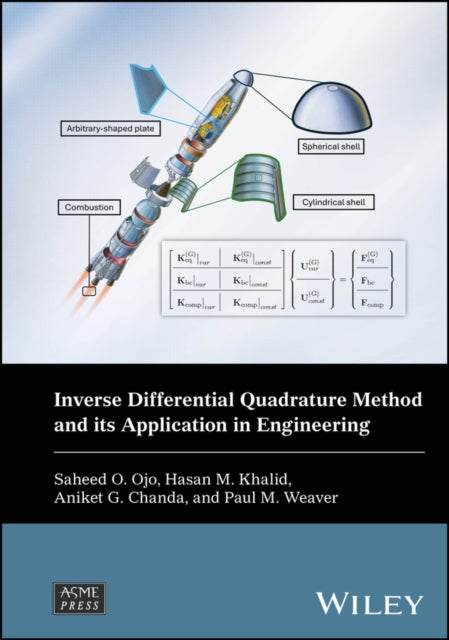 Book cover of: Inverse Differential Quadrature Method and its Application in Engineering. By: Saheed Olalekan Ojo