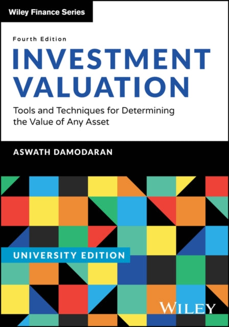 Book cover of: Investment Valuation, University Edition. By: Aswath Damodaran