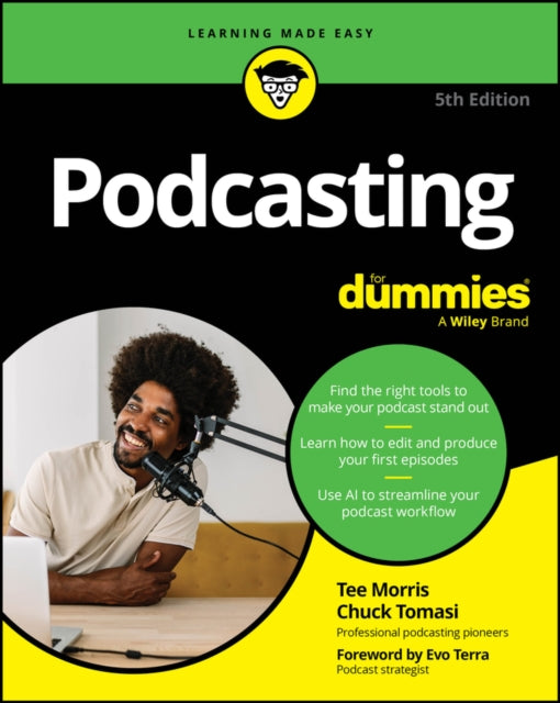 Book cover of: Podcasting For Dummies. By: Tee Morris