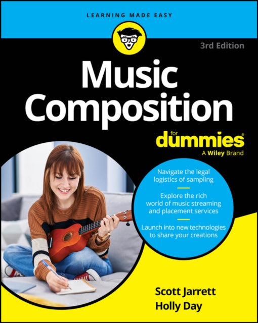 Book cover of: Music Composition For Dummies. By: Scott Jarrett