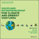 Book cover of: Disciplined Entrepreneurship for Climate and Energy Ventures. By: Bill Aulet
