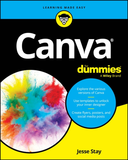 Book cover of: Canva For Dummies. By: Jesse Stay