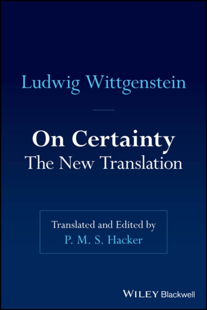 Book cover of: On Certainty