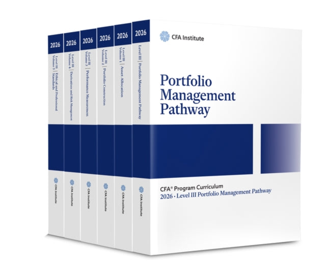 Book cover of: 2026 CFA Program Curriculum Level III Portfolio Management Pathway Box Set