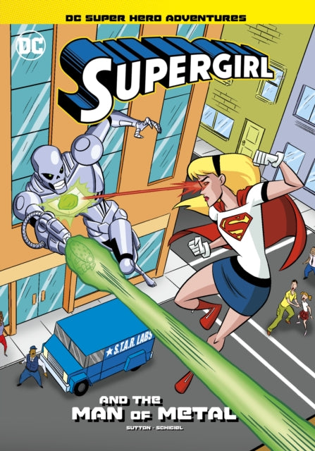 Book cover of: Supergirl and the Man of Metal. By: Laurie S. Sutton