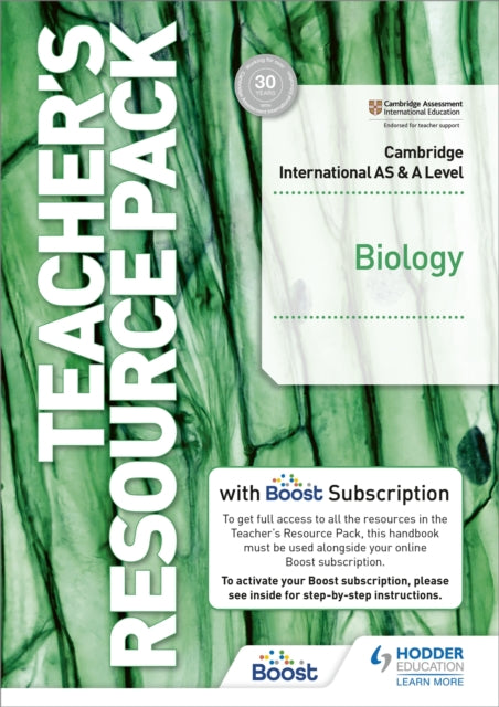 Book cover of: Cambridge International AS & A Level Biology Teacher's Resource Pack with Boost Subscription