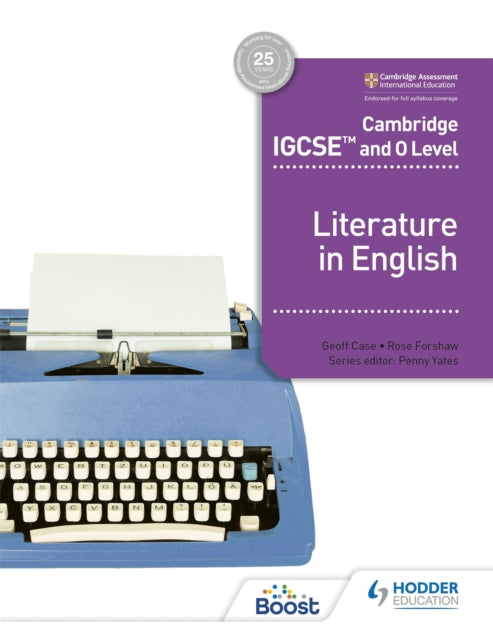 Book cover of: Cambridge IGCSE™ and O Level Literature in English. By: Penny Yates