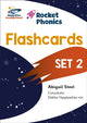 Book cover of: Reading Planet: Rocket Phonics - Flashcards - Set 2. By: Abigail Steel
