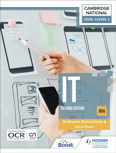 Book cover of: Level 1/Level 2 Cambridge National in IT (J836): Second Edition. By: Maureen Everett