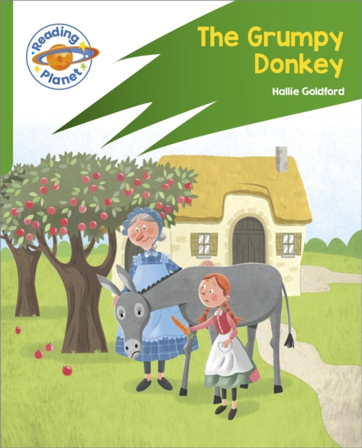Book cover of: Reading Planet: Rocket Phonics – Target Practice - The Grumpy Donkey - Green. By: Hallie Goldford