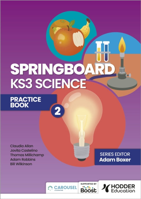 Springboard: KS3 Science Practice Book 2 9781398385757 Adam Boxer