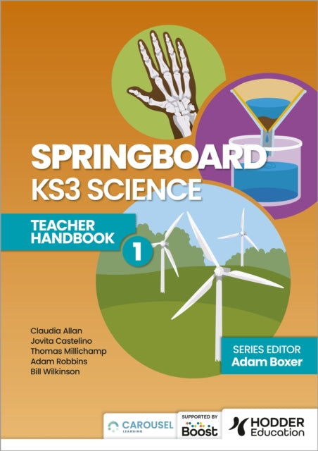 Book cover of: Springboard: KS3 Science Teacher Handbook 1. By: Adam Boxer
